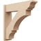 Ekena Millwork 7 1/2-in W x 28-in D x 28-in H Balboa Trad Rough Cedar Woodgrain TimberThane Outlooker, Primed Tan OUTUR075X28X28BOA04RCPR - alternate 1